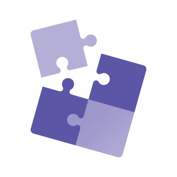 Interlocking puzzle pieces